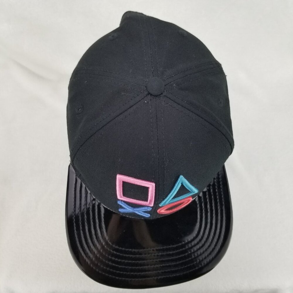 ✅Sony PlayStation 3D Embroidered Controller Button Snapback Hat Bioworld OSFA - Picture 3 of 9